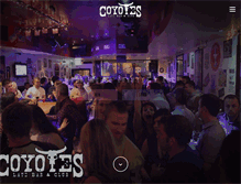 Tablet Screenshot of coyotes.ie